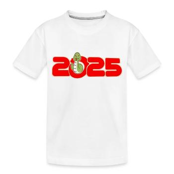 Nouvel An chinois 2025 - T-shirt bio Premium Enfant - blanc - Devant
