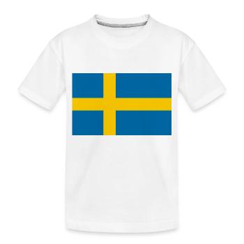 Suède - T-shirt bio Premium Enfant - blanc - Devant