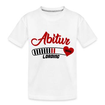 Abitur Loading 2025 - T-shirt bio Premium Enfant - blanc - Devant