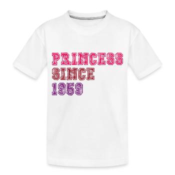1959 Birthday Princess - Kids' Premium Organic T-Shirt - white - Front
