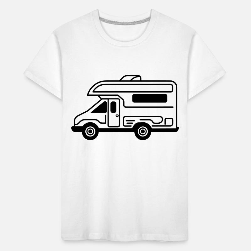 camping car T-shirt bio Premium Enfant