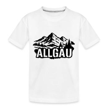 Allgäu - T-shirt bio Premium Enfant - blanc - Devant