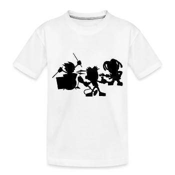 Band - Kinder Premium Bio T-Shirt - Weiß - Vorne