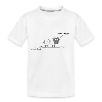 mouton laine - T-shirt bio Premium Enfant - blanc - Devant