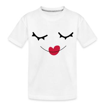 sourire - T-shirt bio Premium Enfant - blanc - Devant