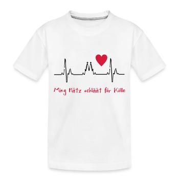 Köln - Kinder Premium Bio T-Shirt - Weiß - Vorne