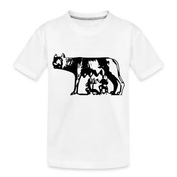 Capitoline Wolf - T-shirt bio Premium Enfant - blanc - Devant