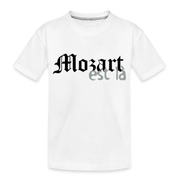 mozart est là - T-shirt bio Premium Enfant - blanc - Devant
