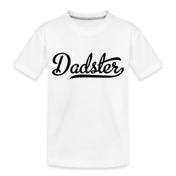 Dadster - Kinder Premium Bio T-Shirt - Weiß - Vorne