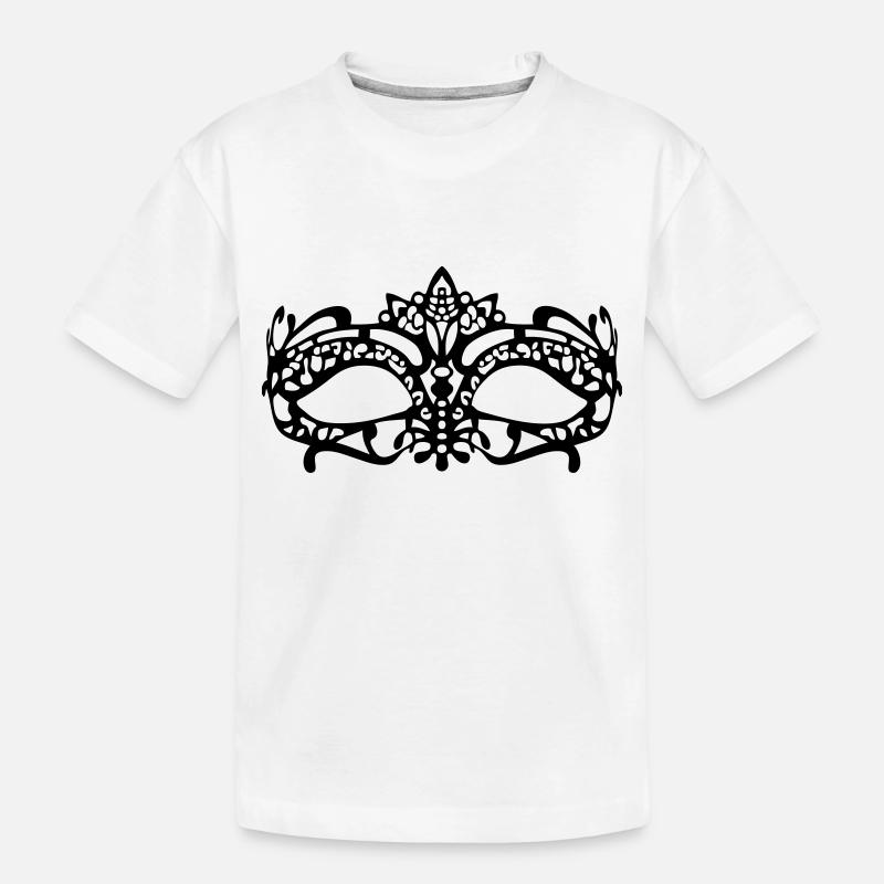 Maske - Kinder Premium Bio T-Shirt - Weiß