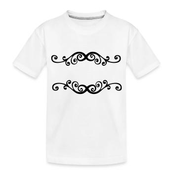 Personnalisable - T-shirt bio Premium Enfant - blanc - Devant