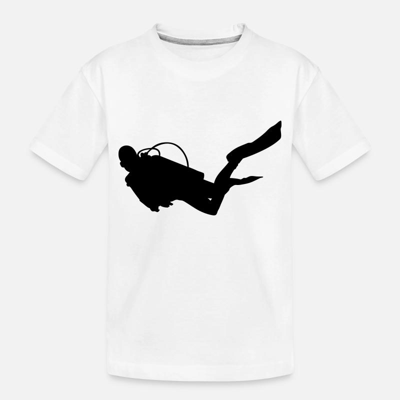 plongée - T-shirt bio Premium Enfant - blanc
