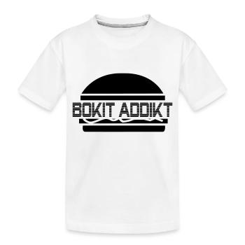 brandnewBOKIT ADDIKT - T-shirt bio Premium Enfant - blanc - Devant