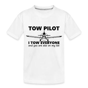 towpilot piper pa25 - T-shirt bio Premium Enfant - blanc - Devant
