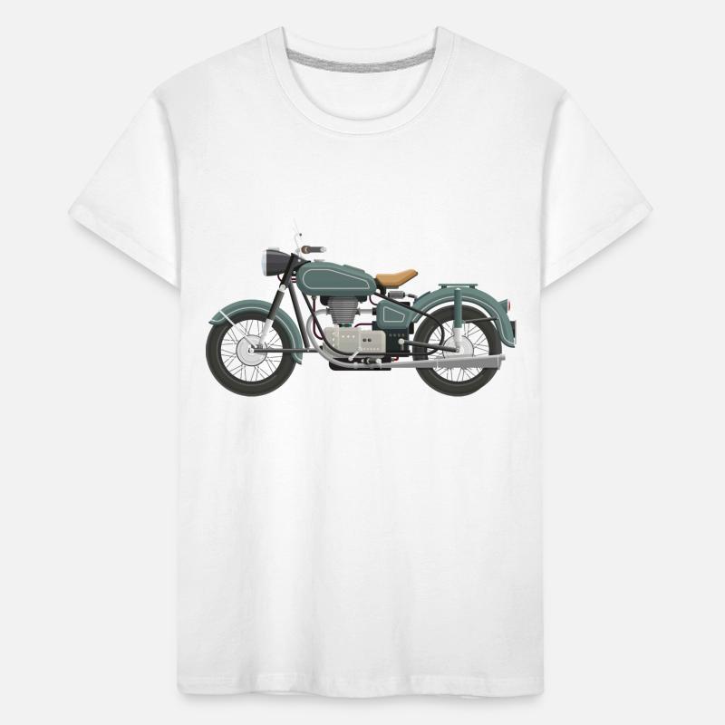 Motorrad Oldheimer Kinder Premium Bio T-Shirt