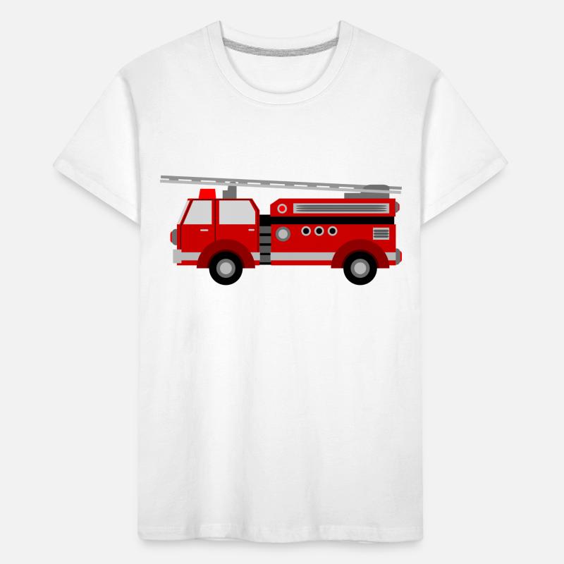 Fire Engine T-shirt bio Premium Enfant