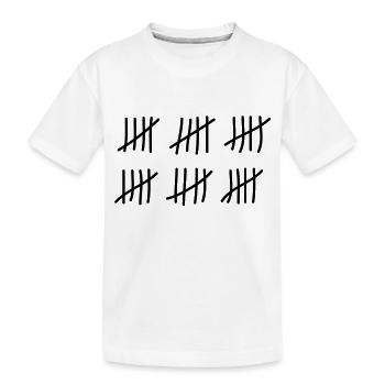 tage_zaehlen_30 - Kinder Premium Bio T-Shirt - Weiß - Vorne