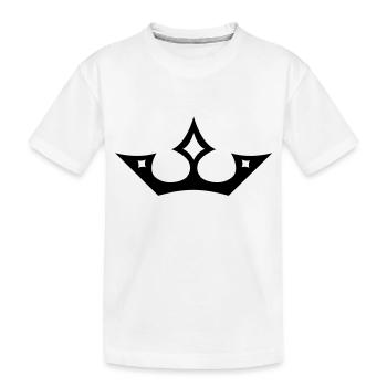 Crown - T-shirt bio Premium Enfant - blanc - Devant