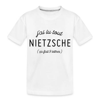Nietzsche - T-shirt bio Premium Enfant - blanc - Devant