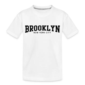 Brooklyn New York City - T-shirt bio Premium Enfant - blanc - Devant