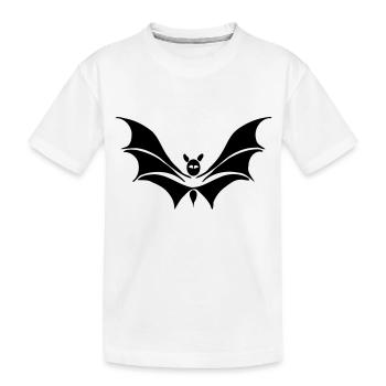 chauve souris - T-shirt bio Premium Enfant - blanc - Devant