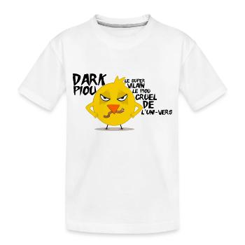 Dark Piou - T-shirt bio Premium Enfant - blanc - Devant