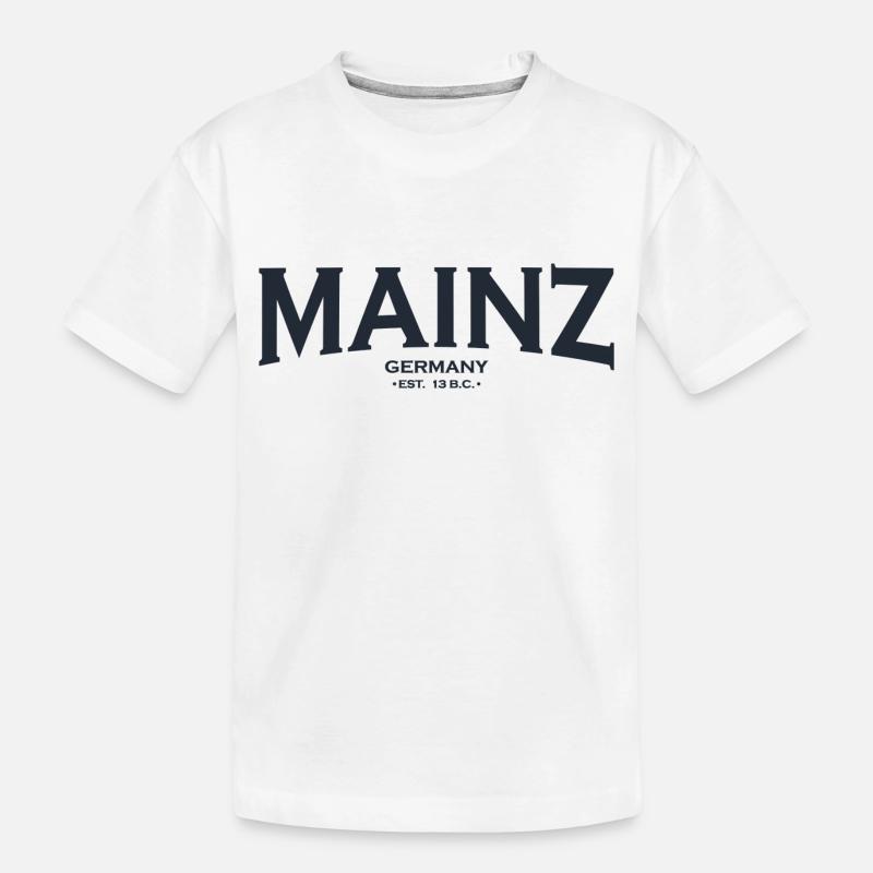 Mainz - Kinder Premium Bio T-Shirt - Weiß