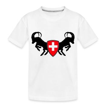 schweiz - T-shirt bio Premium Enfant - blanc - Devant