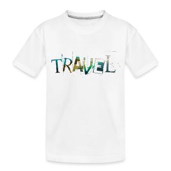 Travel - T-shirt bio Premium Enfant - blanc - Devant