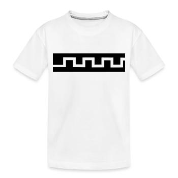 Antik Design - Kinder Premium Bio T-Shirt - Weiß - Vorne