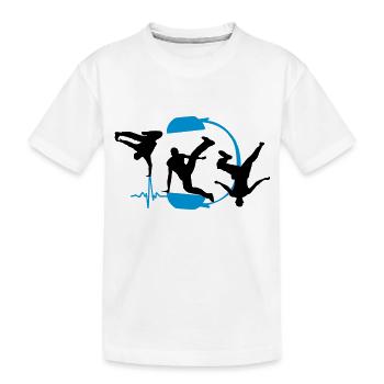 breakdancer - T-shirt bio Premium Enfant - blanc - Devant