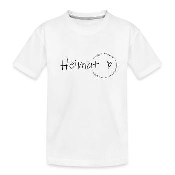 Heimat - Kinder Premium Bio T-Shirt - Weiß - Vorne
