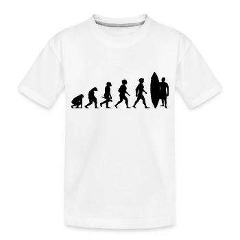 Evolution Surf Surfers surf surf - T-shirt bio Premium Enfant - blanc - Devant