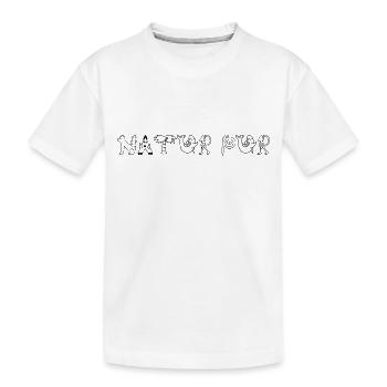 Nature pure - T-shirt bio Premium Enfant - blanc - Devant