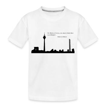 Düsseldorf - T-shirt bio Premium Enfant - blanc - Devant