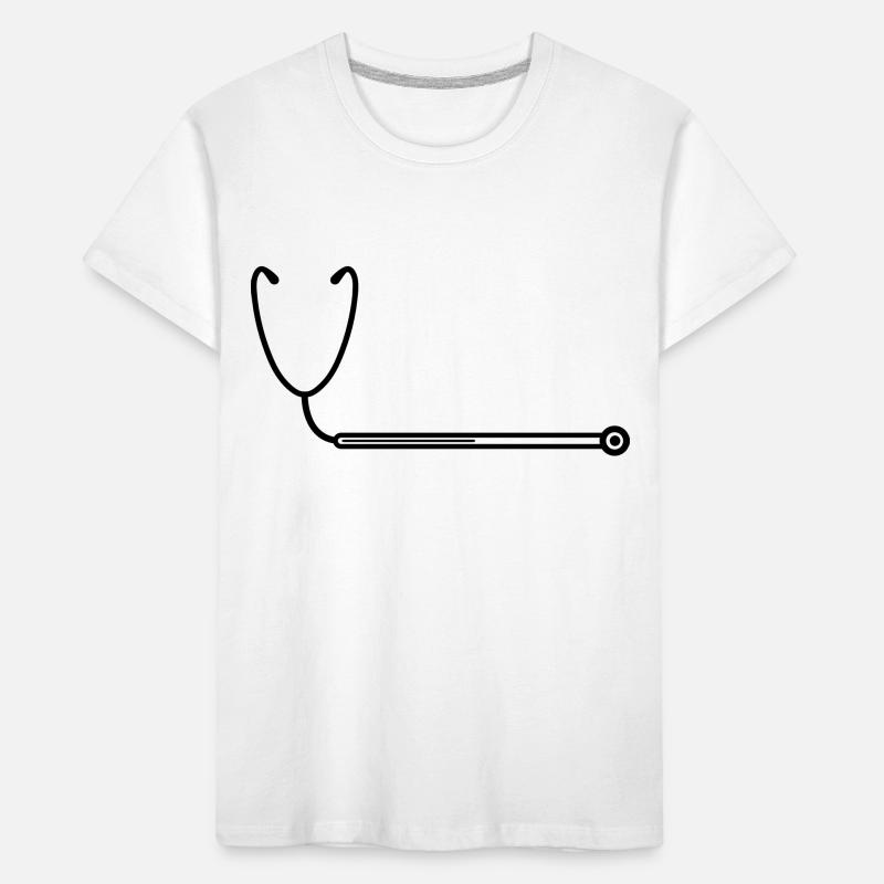 loading loading bar stethoscope listening heartbeat Kids' Premium Organic T-Shirt