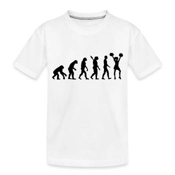 Cheerleader - Kinder Premium Bio T-Shirt - Weiß - Vorne