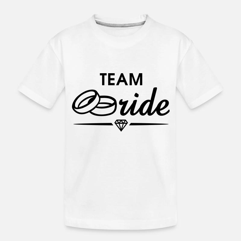 ÉQUIPE mariée diamant - T-shirt bio Premium Enfant - blanc