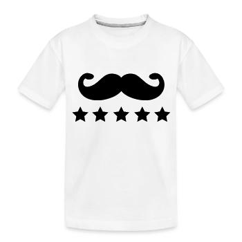 bart - Kinder Premium Bio T-Shirt - Weiß - Vorne