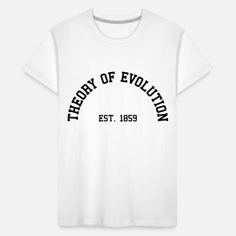 Theorie der Evolution - Est. 1859 (Half-Kreis) Kinder Premium Bio T-Shirt