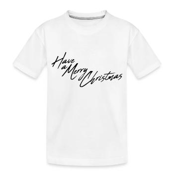 joyeux noel noel joyeux noel - T-shirt bio Premium Enfant - blanc - Devant