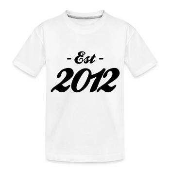 naissance - Established 2012 - T-shirt bio Premium Enfant - blanc - Devant