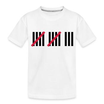 13 . Geburtstag - Kinder Premium Bio T-Shirt - Weiß - Vorne