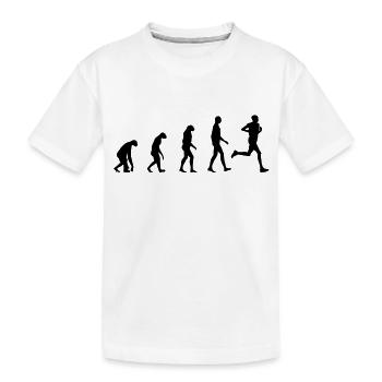 Running - Sport - T-shirt bio Premium Enfant - blanc - Devant