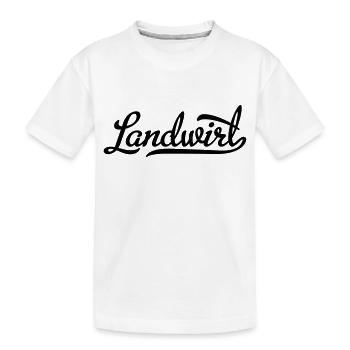 Agriculteur - T-shirt bio Premium Enfant - blanc - Devant