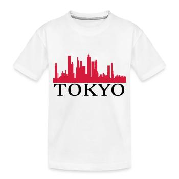 tokyo - Kids' Premium Organic T-Shirt - white - Front