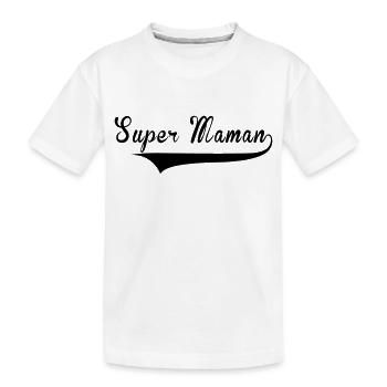 Super Maman - T-shirt bio Premium Enfant - blanc - Devant