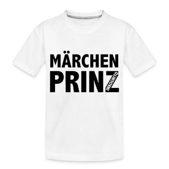 Märchenprinz Inkognito - Kinder Premium Bio T-Shirt - Weiß - Vorne