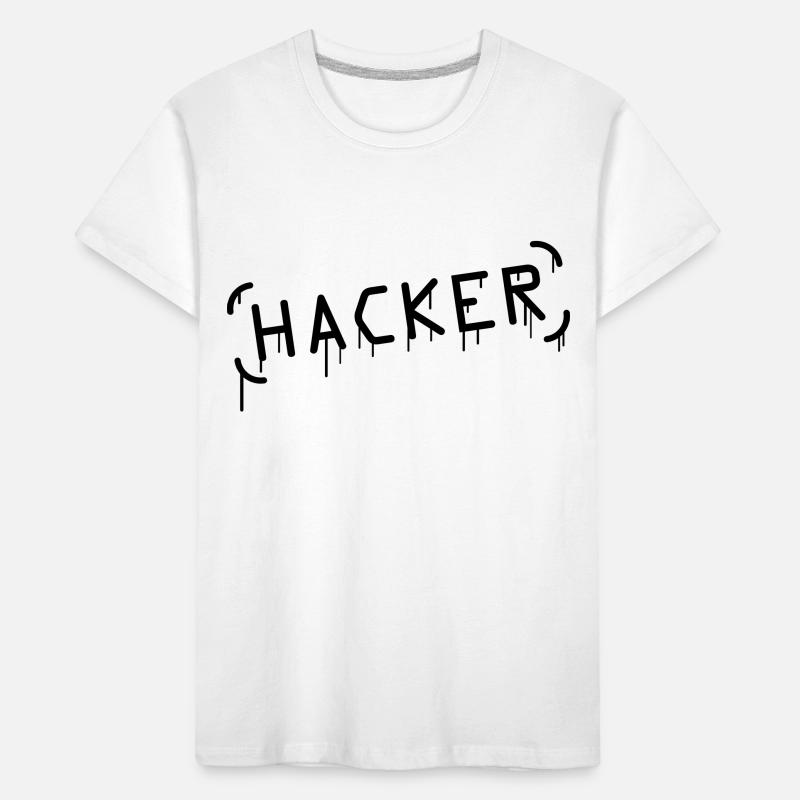 Hacker Graffiti Kinder Premium Bio T-Shirt