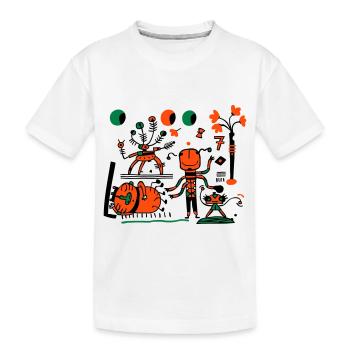 univers - T-shirt bio Premium Enfant - blanc - Devant